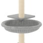 vidaXL Rascador para gatos con postes de sisal gris claro 72 cm vidaXL Rascador para gatos con postes de sisal gris claro 72 cm