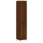 vidaXL Aparador alto madera contrachapada roble marrón 34,5x34x180 cm vidaXL Aparador alto madera contrachapada roble marrón 34,5x34x180 cm
