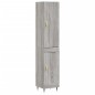 vidaXL Aparador alto madera contrachapada gris Sonoma 34,5x34x180 cm vidaXL Aparador alto madera contrachapada gris Sonoma 34,5x34x180 cm