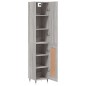 vidaXL Aparador alto madera contrachapada gris Sonoma 34,5x34x180 cm vidaXL Aparador alto madera contrachapada gris Sonoma 34,5x34x180 cm