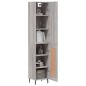 vidaXL Aparador alto madera contrachapada gris Sonoma 34,5x34x180 cm vidaXL Aparador alto madera contrachapada gris Sonoma 34,5x34x180 cm