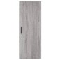 vidaXL Aparador alto madera contrachapada gris Sonoma 34,5x34x180 cm vidaXL Aparador alto madera contrachapada gris Sonoma 34,5x34x180 cm