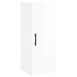 vidaXL Aparador alto madera contrachapada blanco brillo 34,5x34x180 cm vidaXL Aparador alto madera contrachapada blanco brillo 34,5x34x180 cm