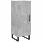 vidaXL Aparador de madera contrachapada gris hormigón 34,5x34x180 cm vidaXL Aparador de madera contrachapada gris hormigón 34,5x34x180 cm