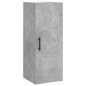 vidaXL Aparador de madera contrachapada gris hormigón 34,5x34x180 cm vidaXL Aparador de madera contrachapada gris hormigón 34,5x34x180 cm