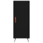 vidaXL Aparador de madera contrachapada negro 34,5x34x180 cm vidaXL Aparador de madera contrachapada negro 34,5x34x180 cm