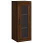 vidaXL Aparador alto madera contrachapada roble marrón 34,5x34x180 cm vidaXL Aparador alto madera contrachapada roble marrón 34,5x34x180 cm