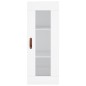 vidaXL Aparador alto madera contrachapada blanco 34,5x34x180 cm vidaXL Aparador alto madera contrachapada blanco 34,5x34x180 cm
