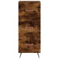 vidaXL Aparador de madera contrachapada roble ahumado 34,5x34x180 cm vidaXL Aparador de madera contrachapada roble ahumado 34,5x34x180 cm