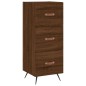 vidaXL Aparador alto madera contrachapada roble marrón 34,5x34x180 cm vidaXL Aparador alto madera contrachapada roble marrón 34,5x34x180 cm