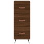 vidaXL Aparador alto madera contrachapada roble marrón 34,5x34x180 cm vidaXL Aparador alto madera contrachapada roble marrón 34,5x34x180 cm