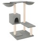 vidaXL Rascador para gatos con postes gris claro 82 cm vidaXL Rascador para gatos con postes gris claro 82 cm