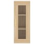 vidaXL Aparador de madera contrachapada roble Sonoma 34,5x34x180 cm