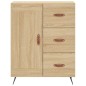 vidaXL Aparador alto madera contrachapada color roble 69,5x34x180 cm vidaXL Aparador alto madera contrachapada color roble 69,5x34x180 cm