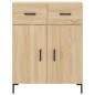 vidaXL Aparador alto madera contrachapada color roble 69,5x34x180 cm vidaXL Aparador alto madera contrachapada color roble 69,5x34x180 cm