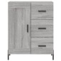 vidaXL Aparador alto madera contrachapada gris sonoma 69,5x34x180 cm vidaXL Aparador alto madera contrachapada gris sonoma 69,5x34x180 cm