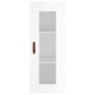 vidaXL Aparador alto madera contrachapada blanco brillo 34,5x34x180 cm vidaXL Aparador alto madera contrachapada blanco brillo 34,5x34x180 cm