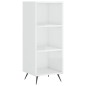 vidaXL Aparador alto madera contrachapada blanco brillo 34,5x34x180 cm vidaXL Aparador alto madera contrachapada blanco brillo 34,5x34x180 cm