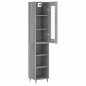 vidaXL Aparador alto madera contrachapada gris Sonoma 34,5x34x180 cm vidaXL Aparador alto madera contrachapada gris Sonoma 34,5x34x180 cm