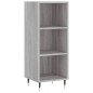 vidaXL Aparador alto madera contrachapada gris Sonoma 34,5x34x180 cm vidaXL Aparador alto madera contrachapada gris Sonoma 34,5x34x180 cm
