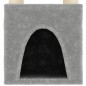 vidaXL Rascador para gatos con postes de sisal gris claro 147 cm vidaXL Rascador para gatos con postes de sisal gris claro 147 cm