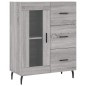 vidaXL Aparador alto madera contrachapada gris sonoma 69,5x34x180 cm vidaXL Aparador alto madera contrachapada gris sonoma 69,5x34x180 cm