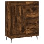 vidaXL Aparador alto madera contrachapada roble ahumado 69,5x34x180 cm vidaXL Aparador alto madera contrachapada roble ahumado 69,5x34x180 cm