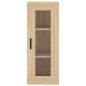 vidaXL Aparador de madera contrachapada roble Sonoma 34,5x34x180 cm vidaXL Aparador de madera contrachapada roble Sonoma 34,5x34x180 cm