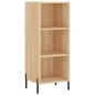 vidaXL Aparador de madera contrachapada roble Sonoma 34,5x34x180 cm vidaXL Aparador de madera contrachapada roble Sonoma 34,5x34x180 cm