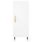 vidaXL Aparador alto madera contrachapada blanco 34,5x34x180 cm vidaXL Aparador alto madera contrachapada blanco 34,5x34x180 cm