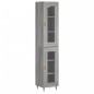 vidaXL Aparador alto madera contrachapada gris Sonoma 34,5x34x180 cm vidaXL Aparador alto madera contrachapada gris Sonoma 34,5x34x180 cm