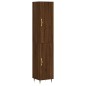 vidaXL Aparador alto madera contrachapada roble marrón 34,5x34x180 cm vidaXL Aparador alto madera contrachapada roble marrón 34,5x34x180 cm