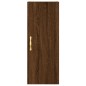 vidaXL Aparador alto madera contrachapada roble marrón 34,5x34x180 cm vidaXL Aparador alto madera contrachapada roble marrón 34,5x34x180 cm