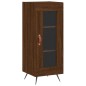vidaXL Aparador alto madera contrachapada roble marrón 34,5x34x180 cm vidaXL Aparador alto madera contrachapada roble marrón 34,5x34x180 cm