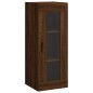 vidaXL Aparador alto madera contrachapada roble marrón 34,5x34x180 cm vidaXL Aparador alto madera contrachapada roble marrón 34,5x34x180 cm