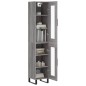 vidaXL Aparador alto madera contrachapada gris Sonoma 34,5x34x180 cm vidaXL Aparador alto madera contrachapada gris Sonoma 34,5x34x180 cm