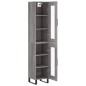 vidaXL Aparador alto madera contrachapada gris Sonoma 34,5x34x180 cm vidaXL Aparador alto madera contrachapada gris Sonoma 34,5x34x180 cm