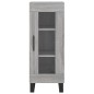 vidaXL Aparador alto madera contrachapada gris Sonoma 34,5x34x180 cm vidaXL Aparador alto madera contrachapada gris Sonoma 34,5x34x180 cm