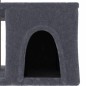 vidaXL Rascador para gatos con postes de sisal gris oscuro 48 cm vidaXL Rascador para gatos con postes de sisal gris oscuro 48 cm