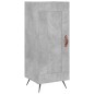 vidaXL Aparador de madera contrachapada gris hormigón 34,5x34x180 cm vidaXL Aparador de madera contrachapada gris hormigón 34,5x34x180 cm