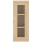 vidaXL Aparador de madera contrachapada roble Sonoma 34,5x34x180 cm vidaXL Aparador de madera contrachapada roble Sonoma 34,5x34x180 cm