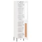 vidaXL Aparador alto madera contrachapada blanco 34,5x34x180 cm vidaXL Aparador alto madera contrachapada blanco 34,5x34x180 cm