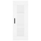 vidaXL Aparador alto madera contrachapada blanco 34,5x34x180 cm vidaXL Aparador alto madera contrachapada blanco 34,5x34x180 cm