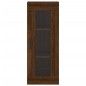 vidaXL Aparador alto madera contrachapada roble marrón 34,5x34x180 cm vidaXL Aparador alto madera contrachapada roble marrón 34,5x34x180 cm