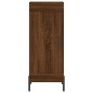 vidaXL Aparador alto madera contrachapada roble marrón 34,5x34x180 cm vidaXL Aparador alto madera contrachapada roble marrón 34,5x34x180 cm