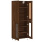 vidaXL Aparador alto madera contrachapada marrón roble 69,5x34x180 cm vidaXL Aparador alto madera contrachapada marrón roble 69,5x34x180 cm