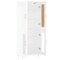 vidaXL Aparador alto madera contrachapada blanco 69,5x34x180 cm vidaXL Aparador alto madera contrachapada blanco 69,5x34x180 cm