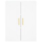 vidaXL Aparador alto madera contrachapada blanco 69,5x34x180 cm vidaXL Aparador alto madera contrachapada blanco 69,5x34x180 cm