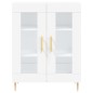 vidaXL Aparador alto madera contrachapada blanco 69,5x34x180 cm vidaXL Aparador alto madera contrachapada blanco 69,5x34x180 cm