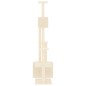 vidaXL Rascador para gatos con postes de sisal crema 180 cm vidaXL Rascador para gatos con postes de sisal crema 180 cm